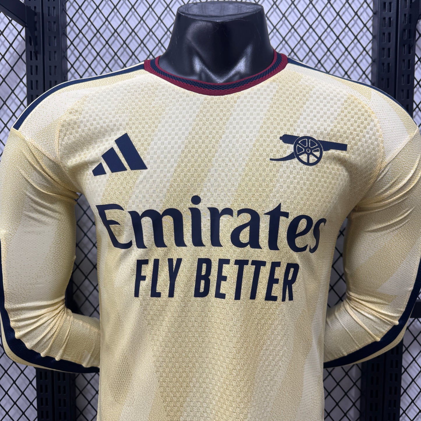 アーセナル 26-27 サンド ユニフォーム 長袖 プレミアリーグ仕様 背番号なし ファッション