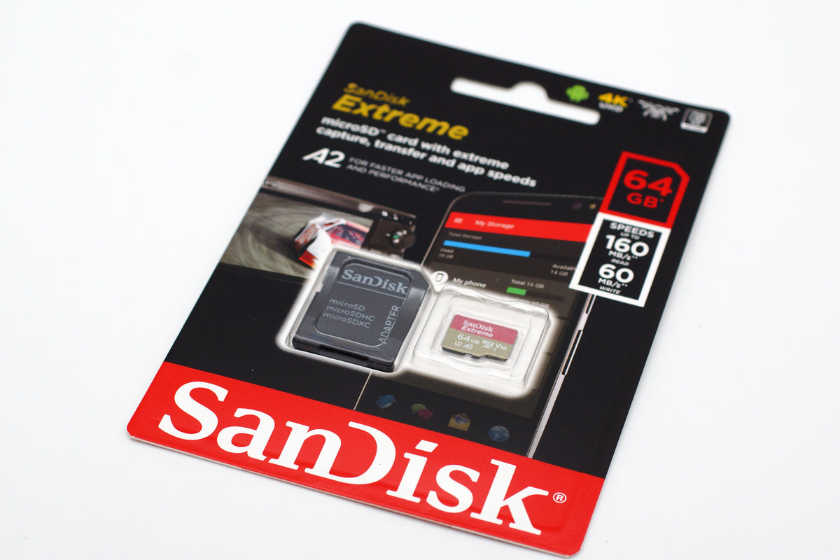 microSDXC 64GB SanDisk サンディスク Extreme UHS-1 U3 V30 4K Ultra HD A2対応 SDアダプター付 [並行輸入品]