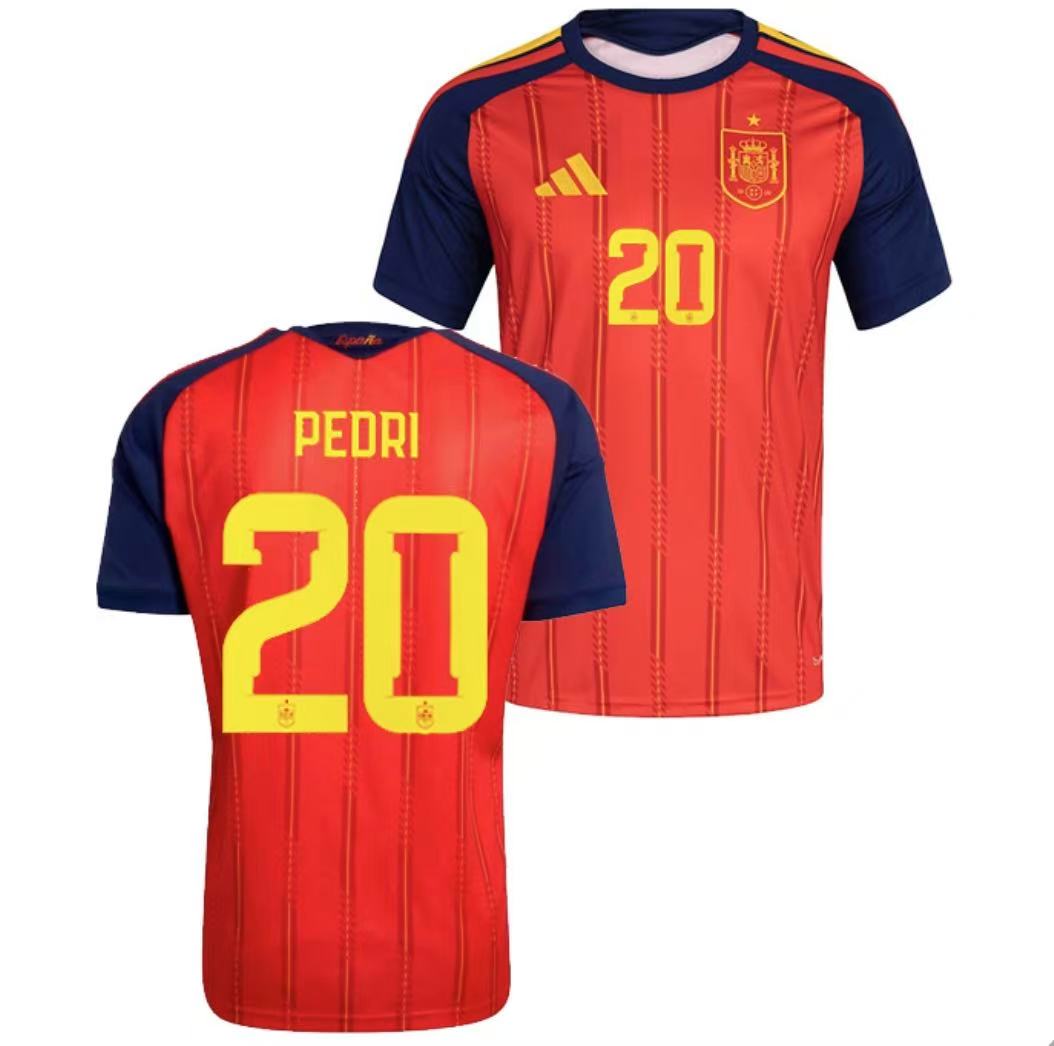 ジェレミーフランコ様専用 2026スペイン代表 オーセンティック #20 PEDRI  XL