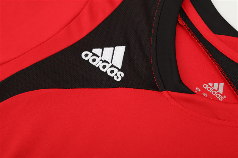 【今週限定特価】ACミラン 2007-08 トレーニングシャツ レッド レジェンド プレゼントにもおすすめ