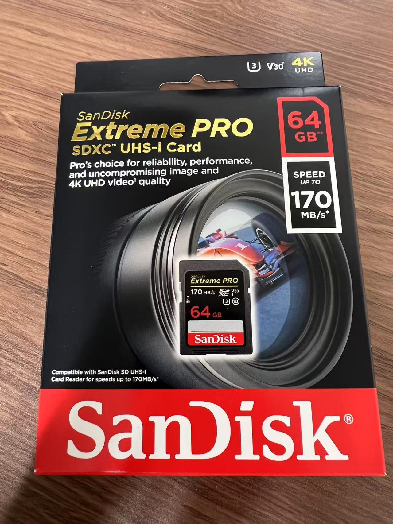 SanDisk SDカード SDXCカード 64G サンディスク【翌日配達送料無料】Extreme Pro 超高速170MB/s class10 UHS-I U3 V30 4K Ultra HD対応  SDSDXXY-064G-GN4IN