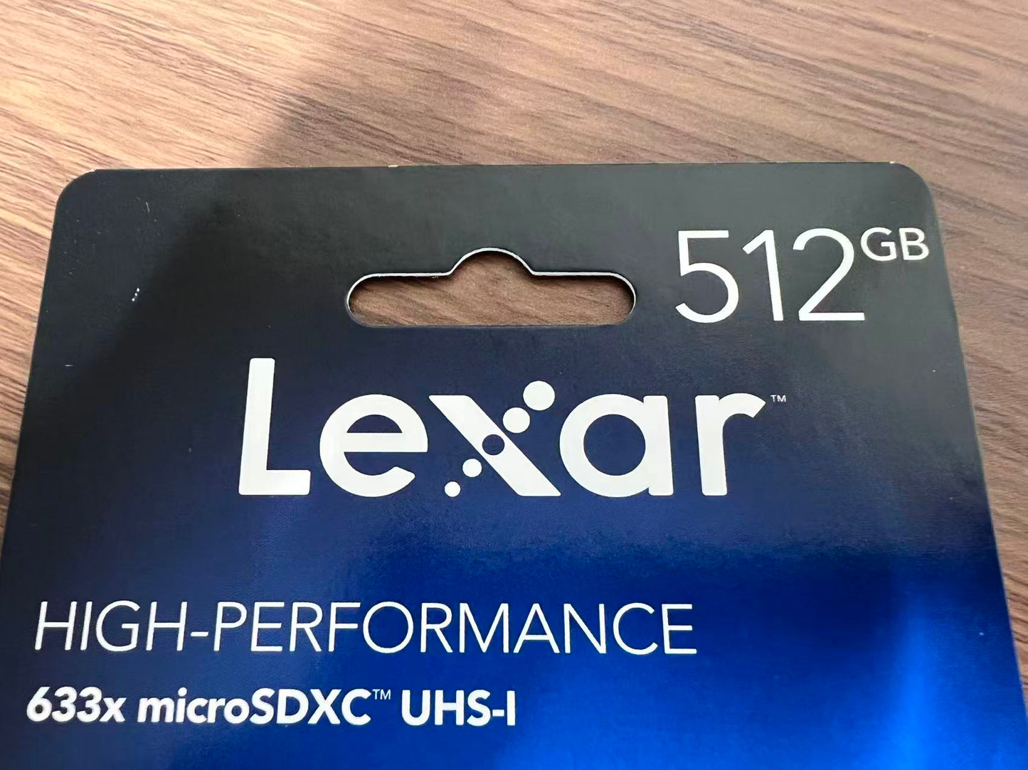 Lexar 512GB microSDXC UHS-I 512GBのmicroSDXCカード、最大100MB/s UHS-I規格、A2クラス