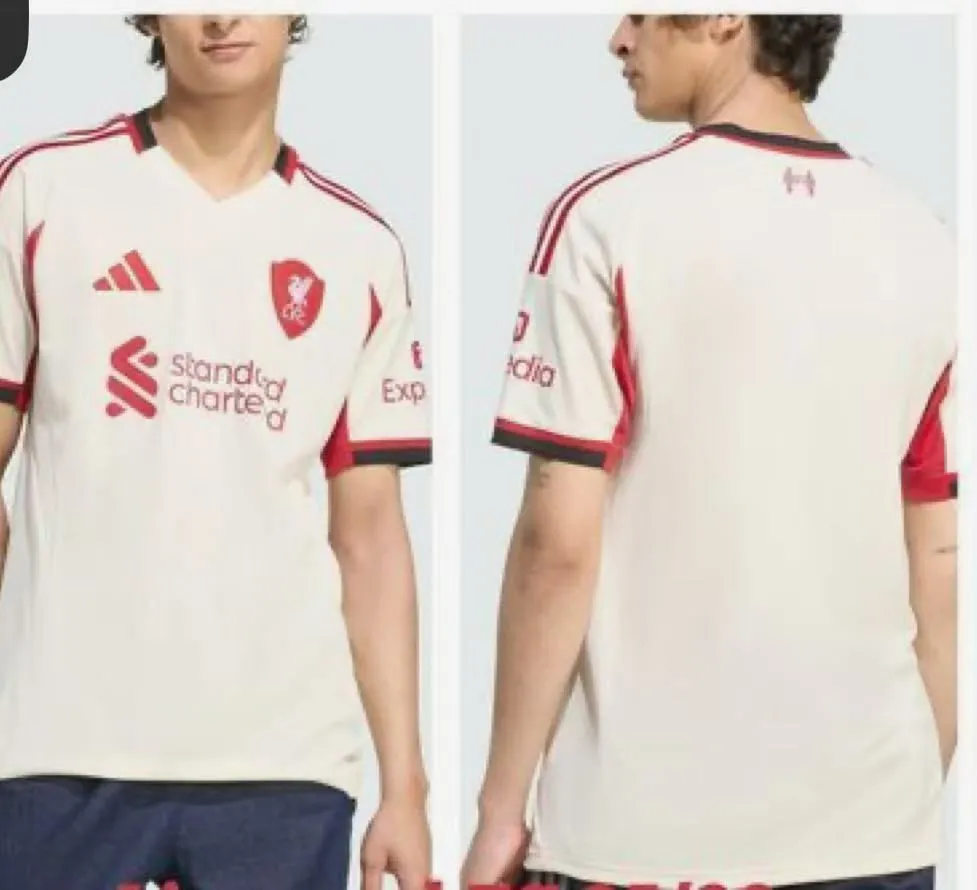[Sold Out] Liverpool 2025 Third Jersey, Short Sleeve, Premier League Style, No Number, Stylish, Stylish Gift, yuro10001