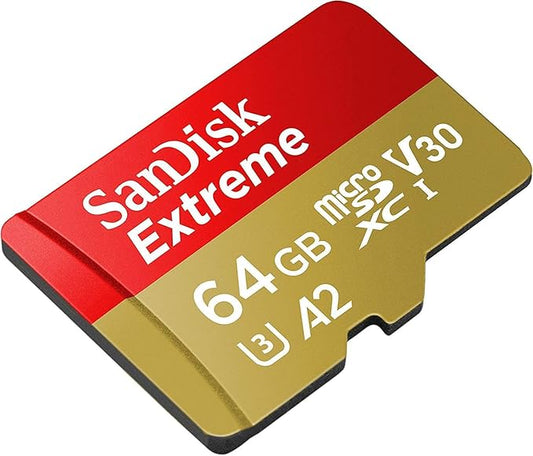 microSDXC 64GB SanDisk サンディスク Extreme UHS-1 U3 V30 4K Ultra HD A2対応 SDアダプター付 [並行輸入品]