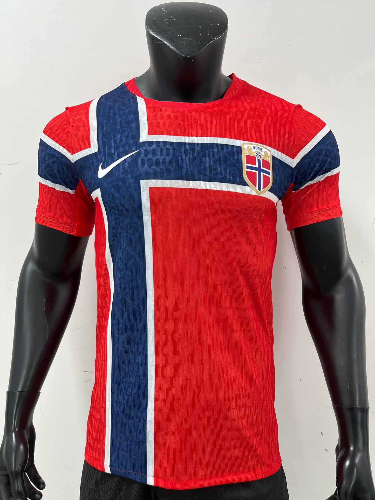 ノルウェー代表 2026 ワールドカップ 半袖 レプリカユニフォーム 背番号なし