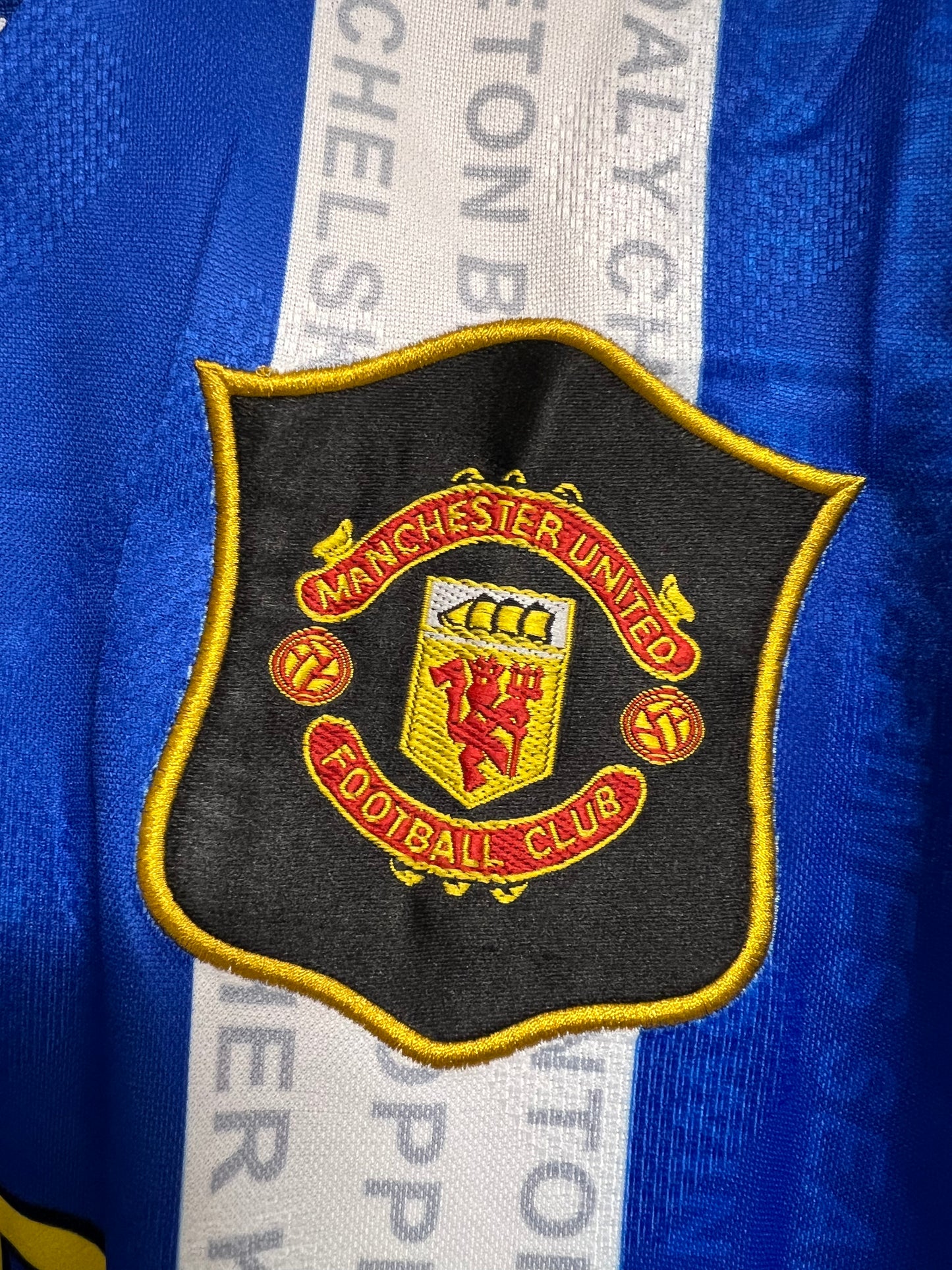 94-96 Manchester United #7 Cantona 3rd Kit Rare L Size