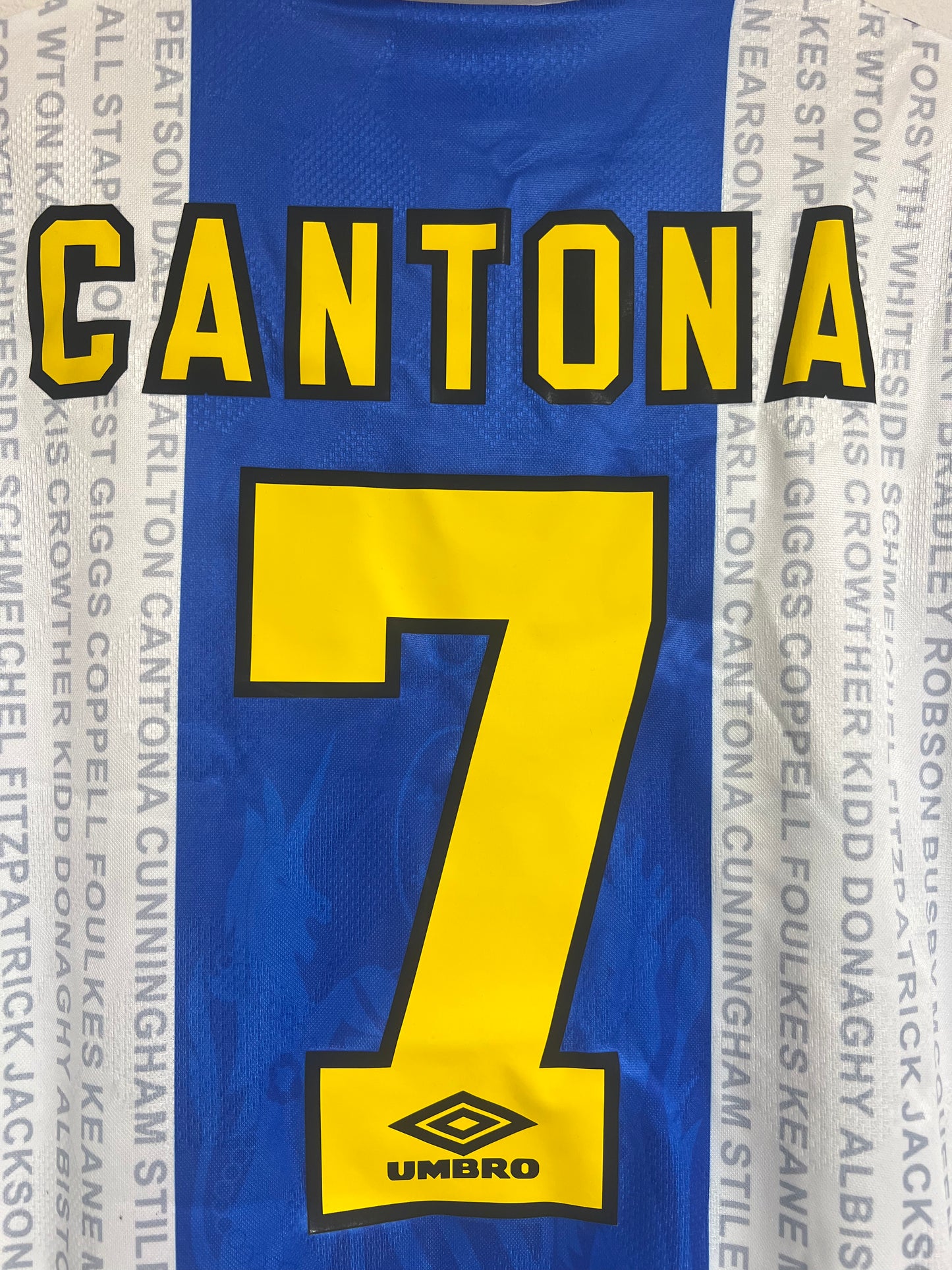 94-96 Manchester United #7 Cantona 3rd Kit Rare L Size